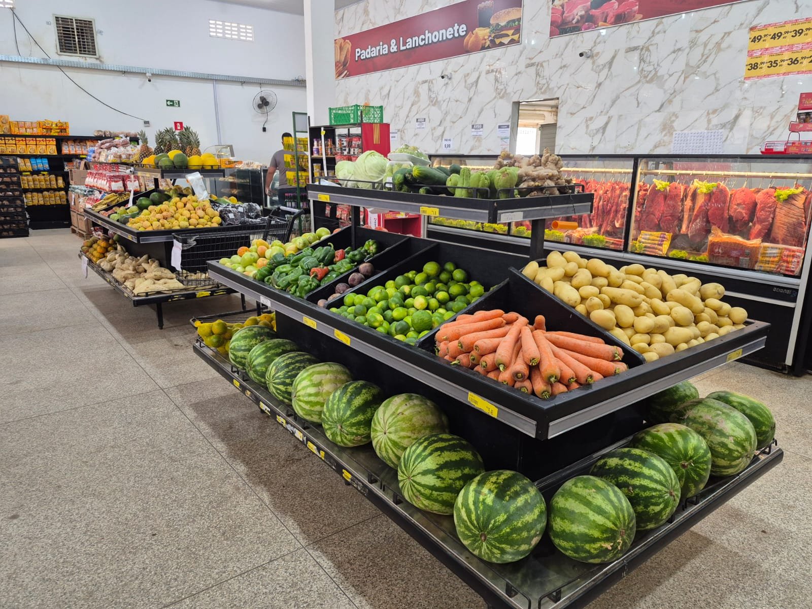 Instalações para Supermercados, Hortifrútis e Açougues