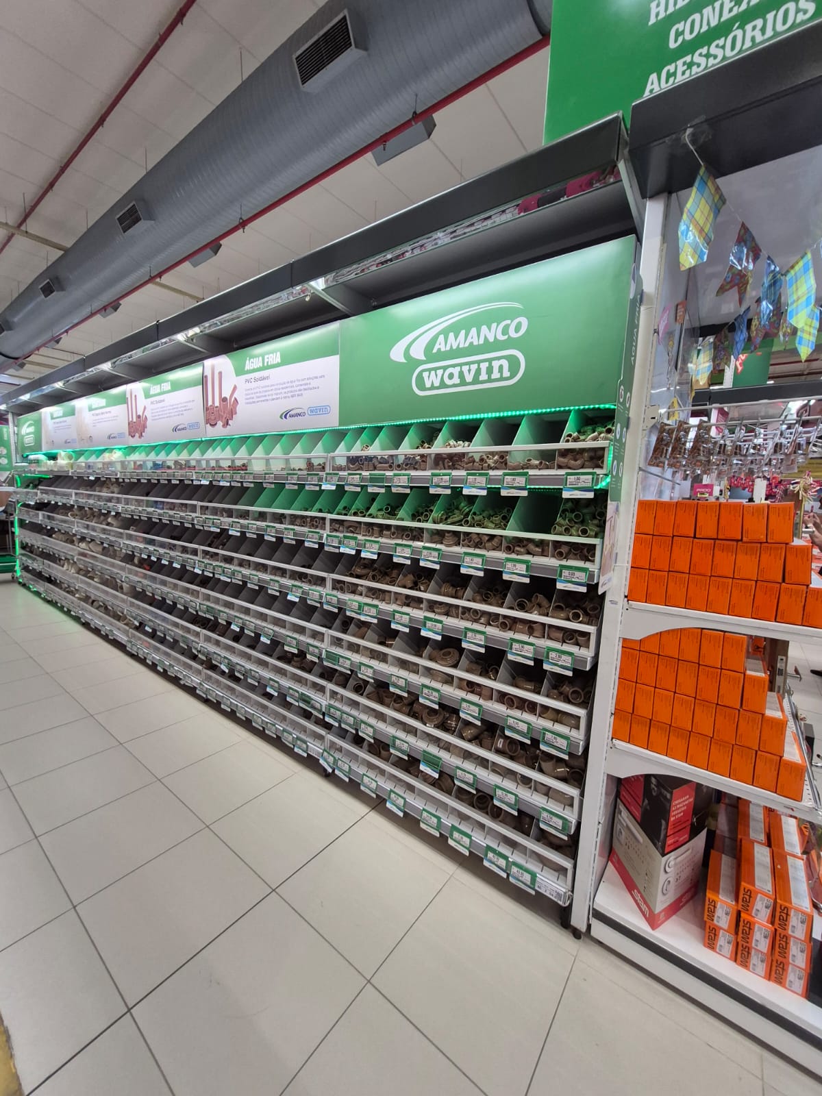 Estruturas porta pallets e gôndolas para Material de Construção